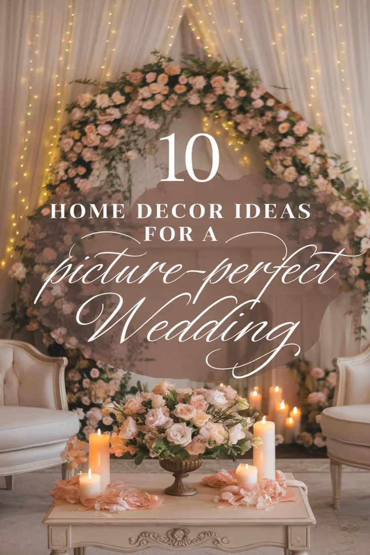 10 Wedding Home Decor Ideas for a Picture-Perfect Ceremony 1 Image for: 10 Wedding Home Decor Ideas for a Picture-Perfect Ceremony