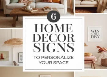 Image for: 6 Unique Home Decor Signs to Personalize Your Space