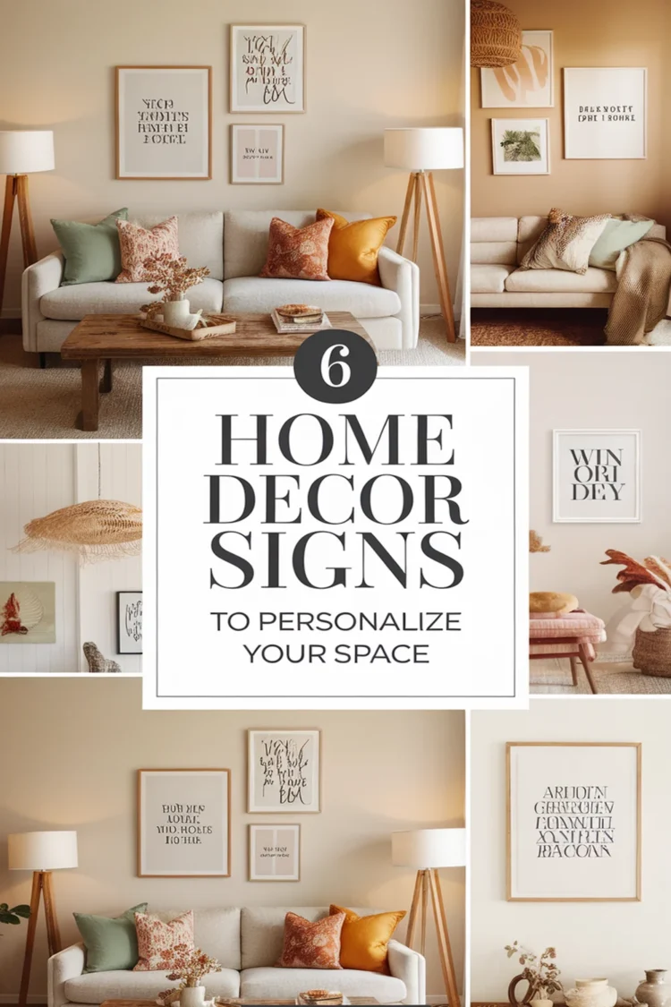 Image for: 6 Unique Home Decor Signs to Personalize Your Space