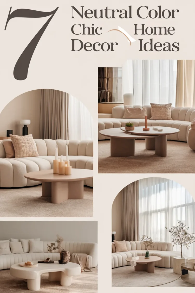 Image for: 7 Chic Home Decor Ideas in Neutral Colors
