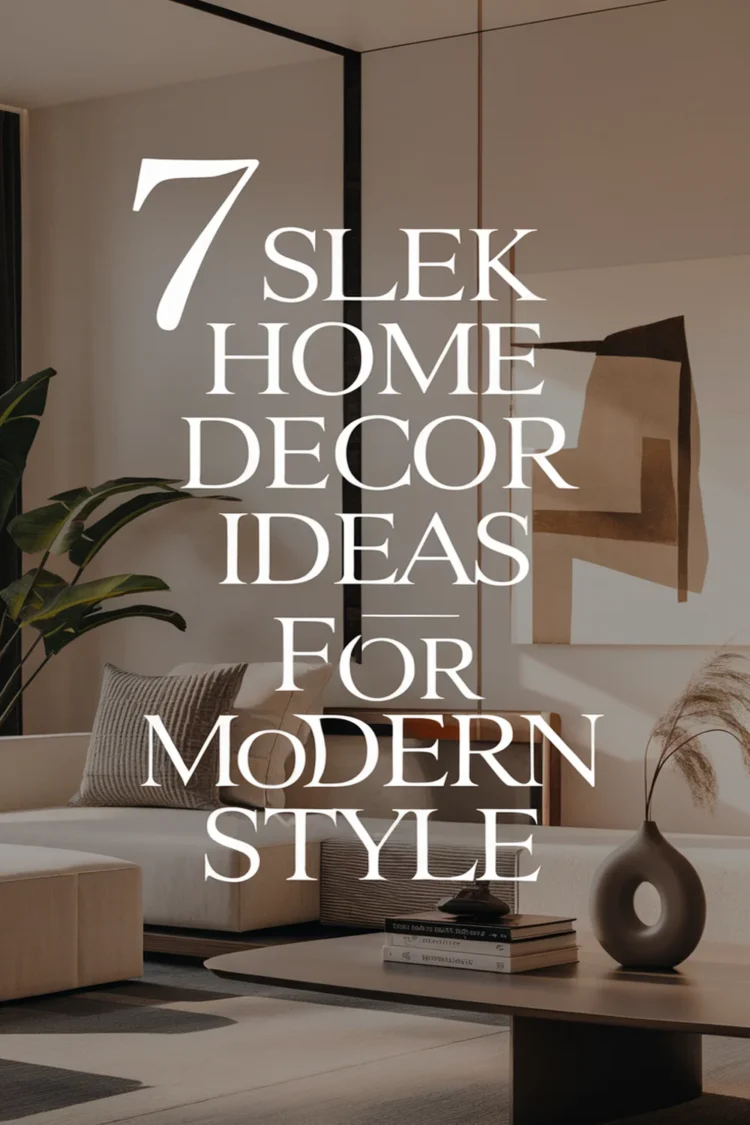 7 Modern Home Decor Ideas for a Sleek, Stylish Look 1 Image for: 7 Modern Home Decor Ideas for a Sleek, Stylish Look