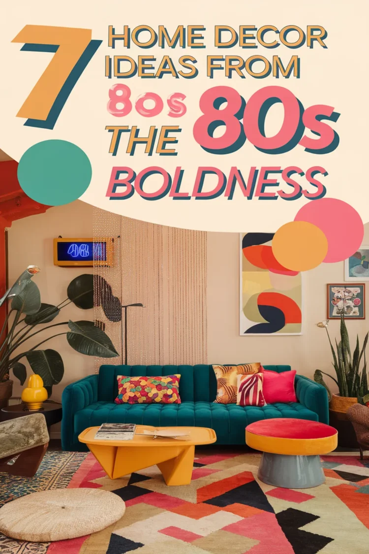 Image for: 7 Must-Have Home Decor Ideas From the 80S to Add Boldness to Your Home