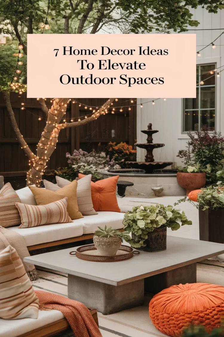 Image for: 7 Outdoor Home Decor Ideas to Elevate Your Outdoor Living Space