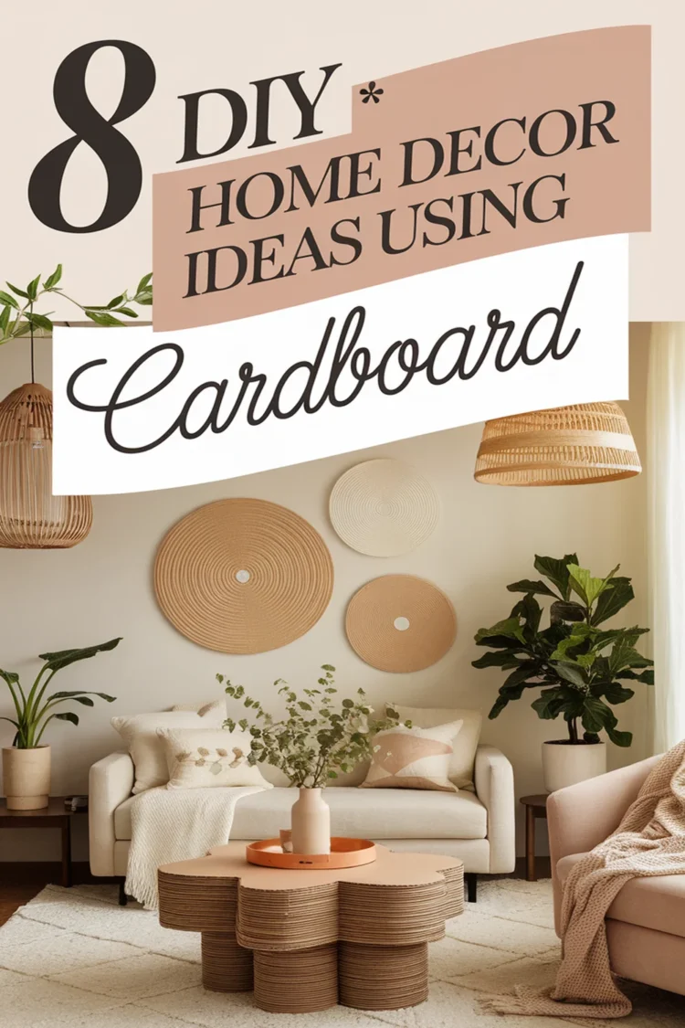 Image for: 8 Creative Home Decor DIY Ideas Using Cardboard