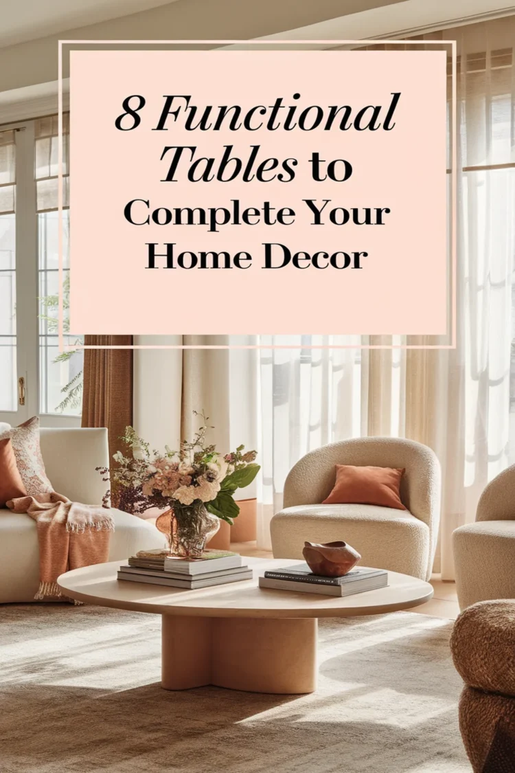 Image for: 8 Functional Home Decor Tables to Complete Your Space