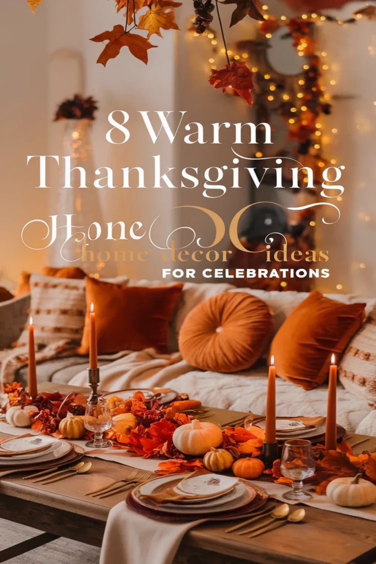 8 Thanksgiving Home Decor Ideas to Make Your Celebration Warm and Welcoming 1 Image for: 8 Thanksgiving Home Decor Ideas to Make Your Celebration Warm and Welcoming