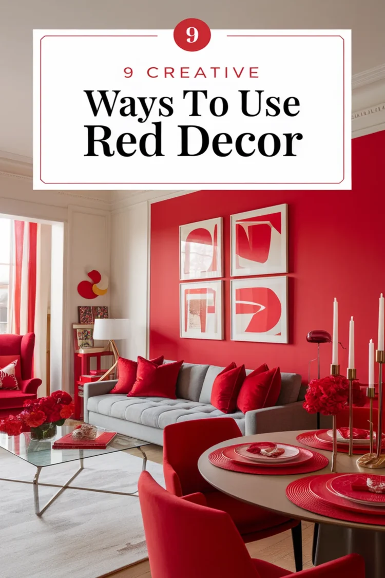 Image for: 9 Creative Ways to Use Red in Your Home Decor