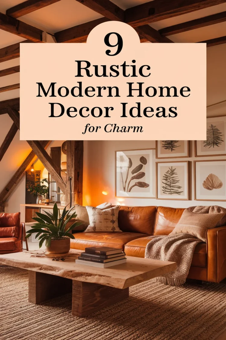 Image for: 9 Rustic Modern Home Decor Ideas for a Perfect Balance of Charm and Style