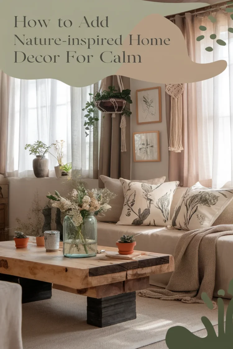 Image for: How to Bring Nature-Inspired Home Decor Into Your Space for a Calming Effect
