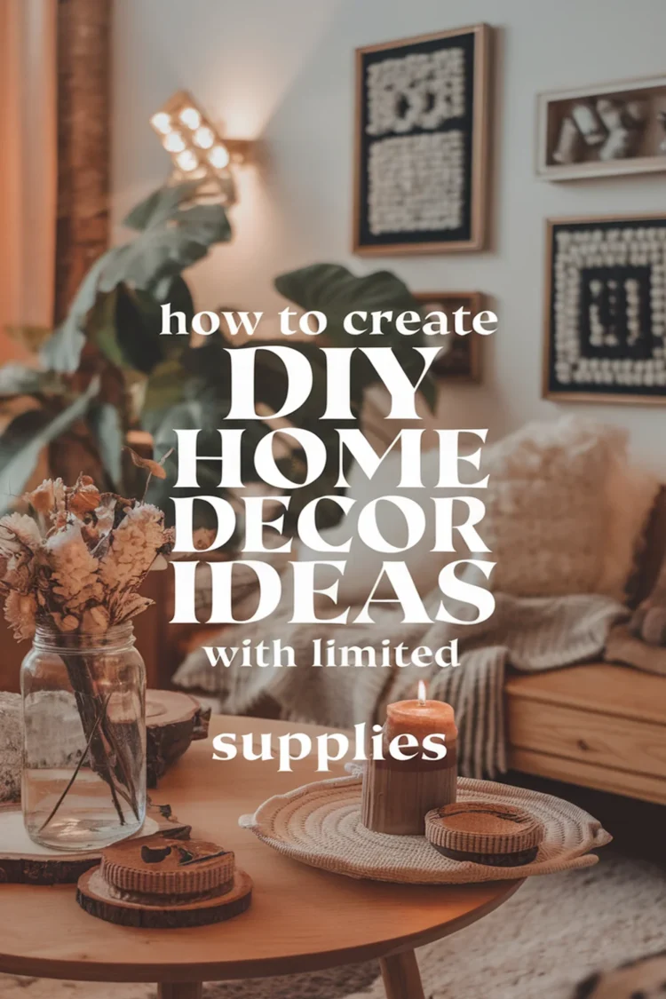 How to Create Creative Home Decor DIY Ideas With Limited Supplies 1 Image for: How to Create Creative Home Decor DIY Ideas With Limited Supplies