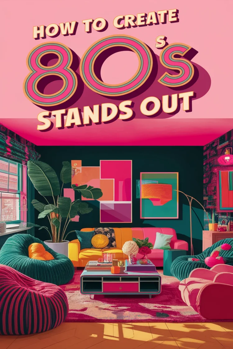 How to Create a Fun, Bold 80s Home Decor Look That Stands Out 1 Image for: How to Create a Fun, Bold 80s Home Decor Look That Stands Out