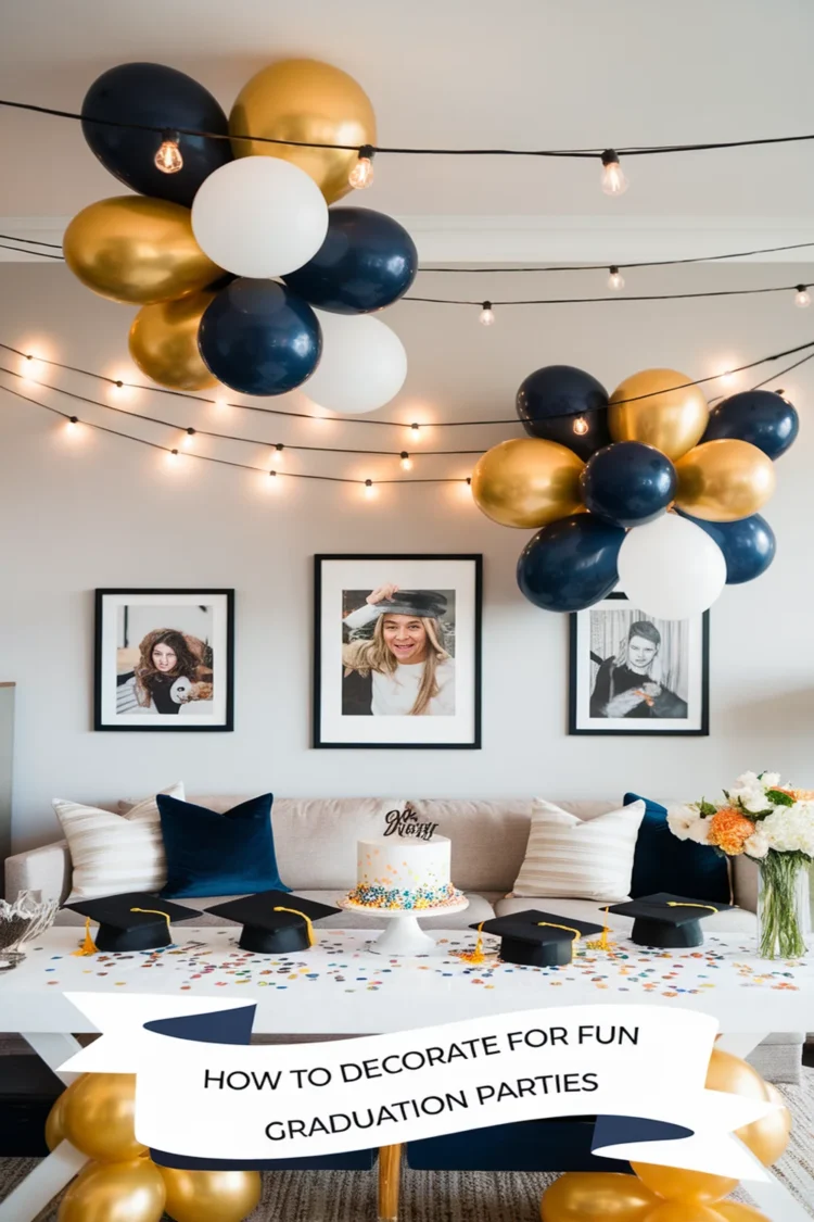 How to Decorate Your Home for Graduation Parties With Fun Ideas 1 Image for: How to Decorate Your Home for Graduation Parties With Fun Ideas