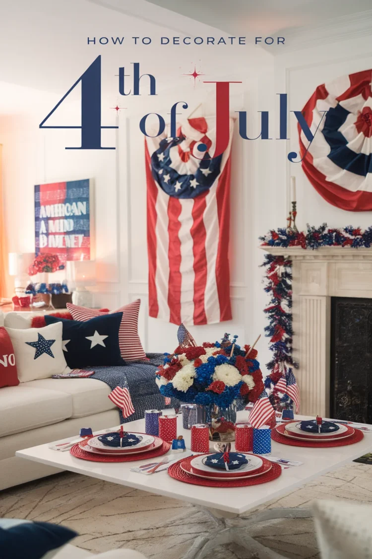 How to Decorate for 4th of July With Patriotic Home Decor Ideas 1 Image for: How to Decorate for 4th of July With Patriotic Home Decor Ideas