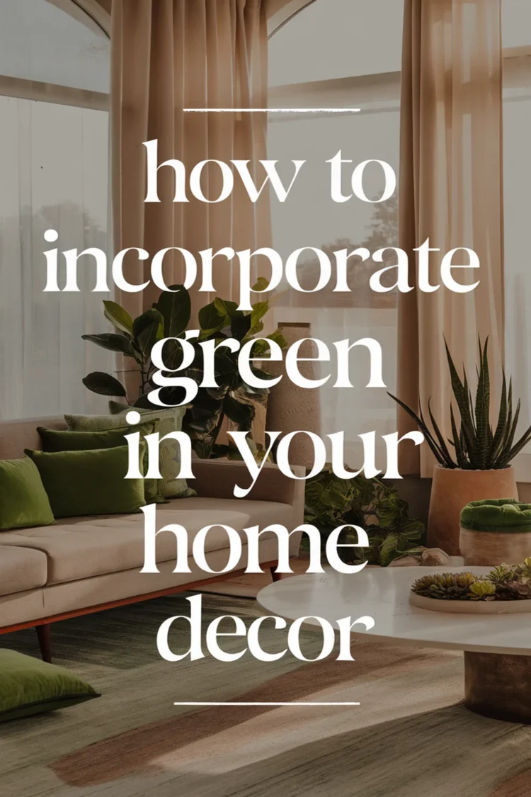 Image for: How to Incorporate Green Into Your Home Decor for a Fresh Look