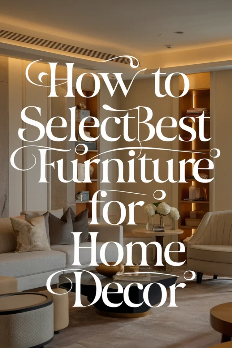 How to Select the Best Furniture for Your Home Decor Style 1 Image for: How to Select the Best Furniture for Your Home Decor Style