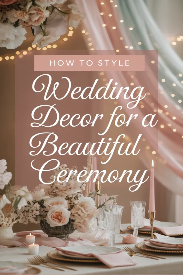 How to Style Wedding Home Decor for a Beautiful Ceremony 1 Image for: How to Style Wedding Home Decor for a Beautiful Ceremony