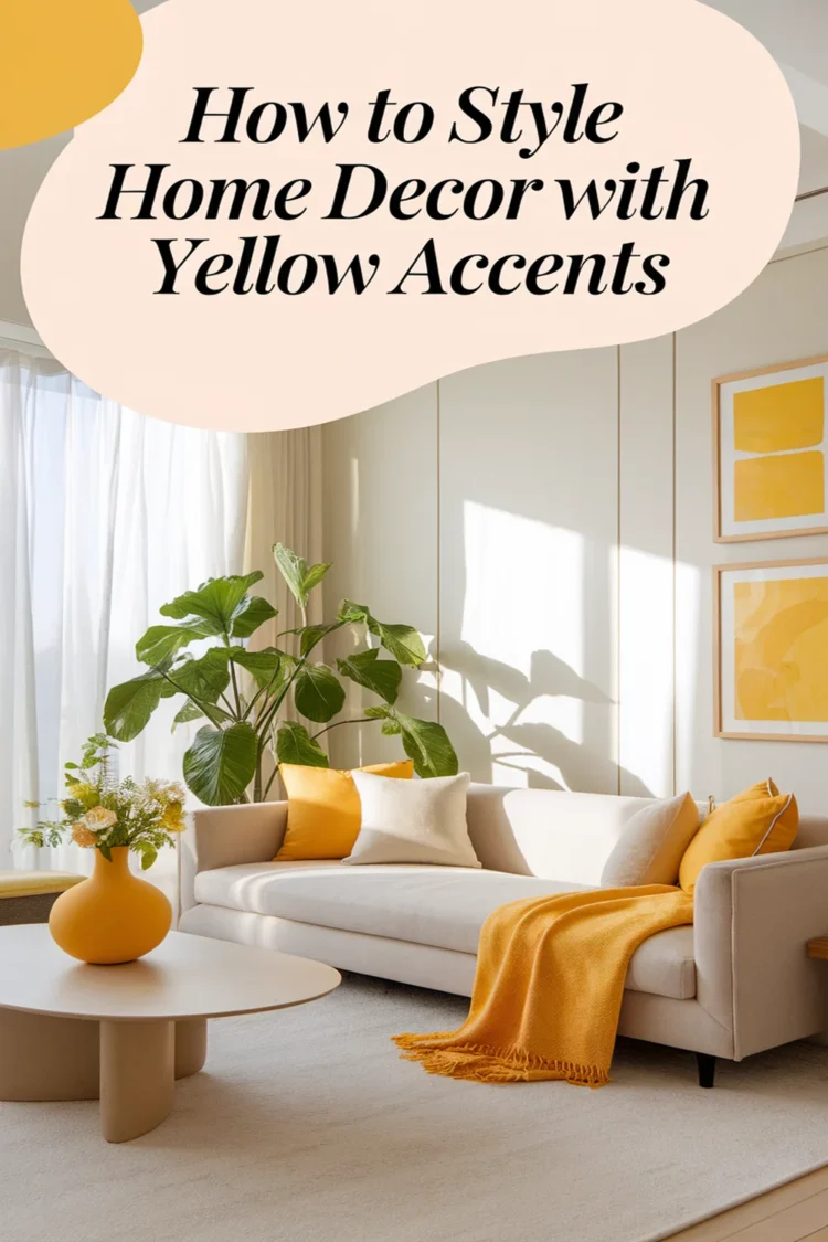Image for: How to Style Your Home Decor With Yellow for a Bright Pop